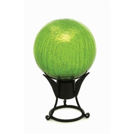 ACHLA DESIGNS Achla G10-FG-C 10 in. Gazing Globe in Fern Green with Crackle G10-FG-C